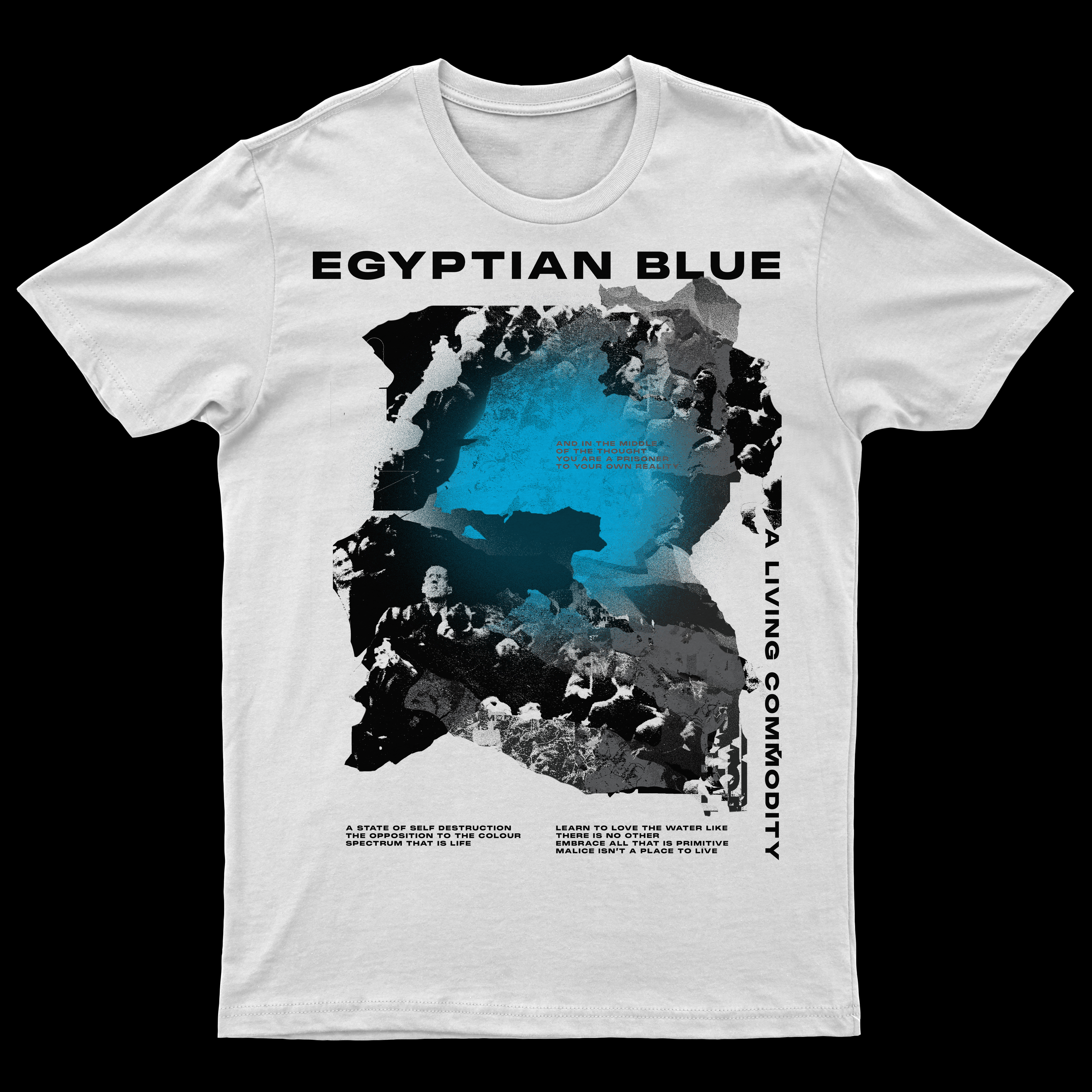 Egyptian Blue - A Living Commodity White T-Shirt